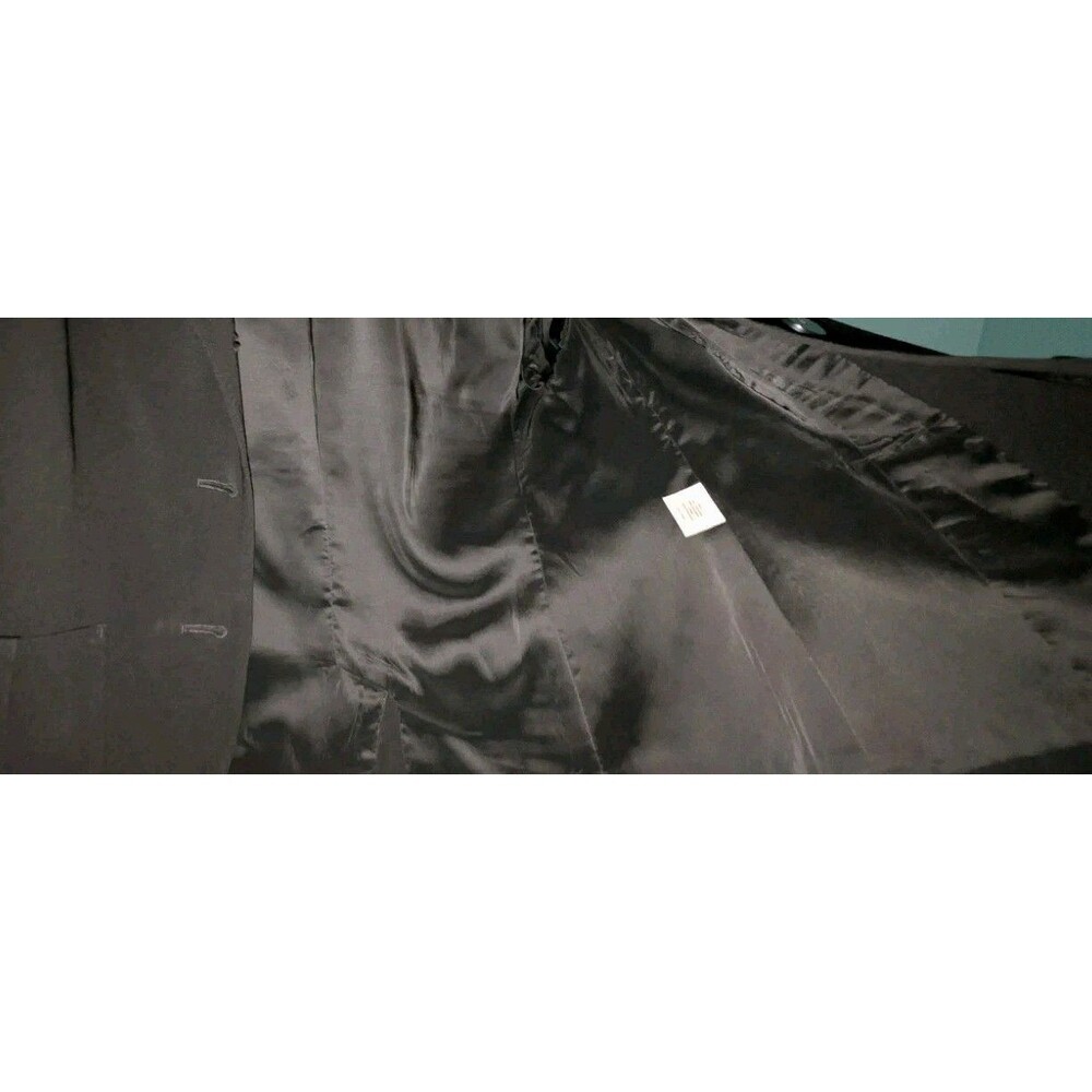 Talbots Womens 6 Petite 6P Black Cropped Blazer Jacket Tailored + Skirt SET OF 2 - Picture 13 of 16